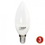 Tesla - LED žárovka CANDLE svíčka, E14, 5W, 230V, 470lm, 15 000h, 4000K studená bílá, 180°