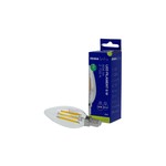 Tesla - LED žárovka FILAMENT RETRO svíčka E14, 6W, 230V, 806lm, 25 000h, 2700K teplá,360st,čirá