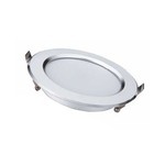 Tesla - LED podhledové svítidlo 7W, 230V, 530lm, 40000h, 3000K, Ra≥70, 140° stříbrná barva