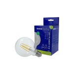 Tesla - LED žárovka FILAMENT RETRO GLOBE, E27, 9W, 230V, 1055lm,25 000h, 2700K teplá bílá, 360st,čir