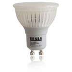 Tesla - LED žárovka CRYSTAL GU10, 4W, 230V, 350lm, 2700K teplá bílá, 320°, White Label