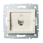 Kanlux 25168 LOGI Datová zásuvka RJ45Cat 6 Jack - krémová