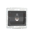 Kanlux 25286 LOGI Datová zásuvka RJ45Cat 6 Jack - grafit