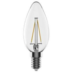 Tesla - LED žárovka CRYSTAL RETRO svíčka CANDLE E14, 2,2W, 230V, 220lm, 2700K teplá bílá, 360°, čirá