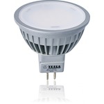 Tesla - LED žárovka GU5,3 MR16, 7W, 12V, 500lm, 100°, 25.000 hod, 3000K teplá bílá, CRI (RA)≥80