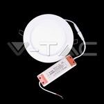 V-TAC -VT-607-4854  LED podhledové svítidlo, 6W, 230V, 420lm, 20 000h, 3000K, Ra≥80, 120°
